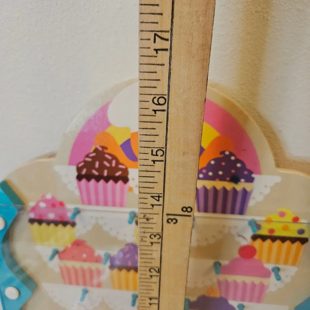 Melissa & Doug Fun at the Fair Cupcake Ice Cream Math Game Wooden Toy